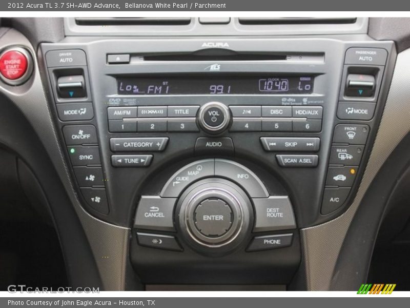 Bellanova White Pearl / Parchment 2012 Acura TL 3.7 SH-AWD Advance