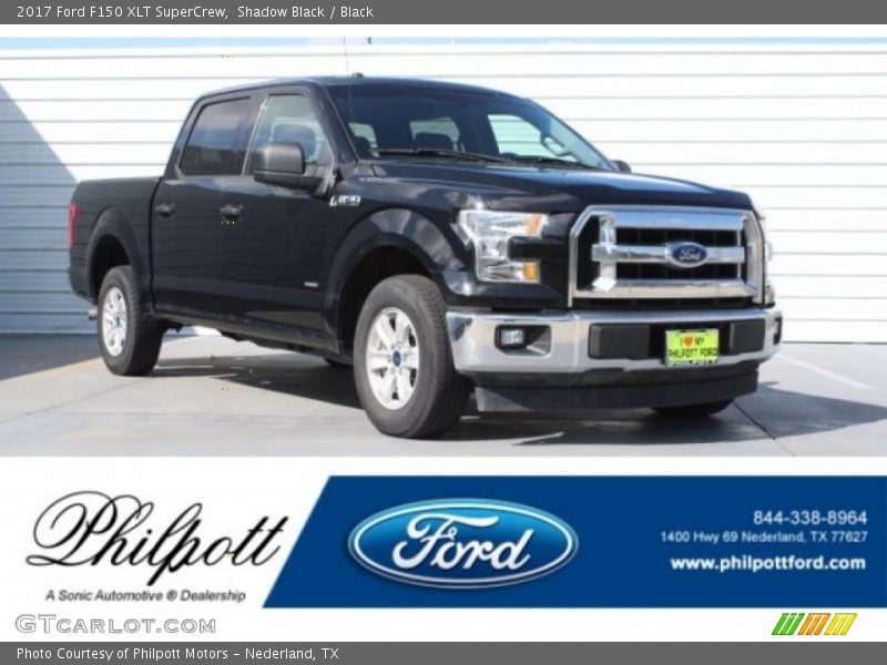 Shadow Black / Black 2017 Ford F150 XLT SuperCrew