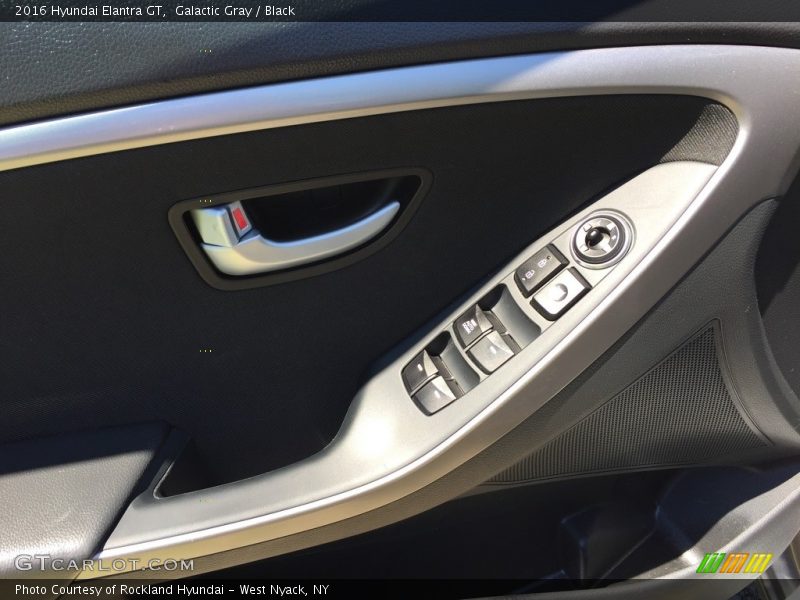 Galactic Gray / Black 2016 Hyundai Elantra GT