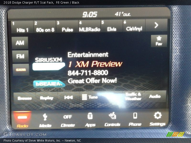 F8 Green / Black 2018 Dodge Charger R/T Scat Pack