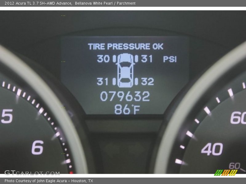 Bellanova White Pearl / Parchment 2012 Acura TL 3.7 SH-AWD Advance