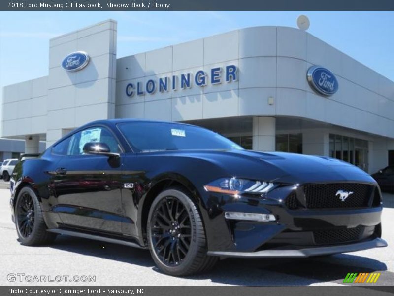 Shadow Black / Ebony 2018 Ford Mustang GT Fastback
