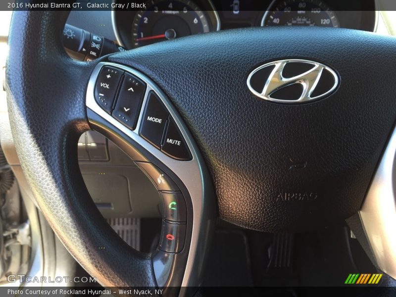 Galactic Gray / Black 2016 Hyundai Elantra GT