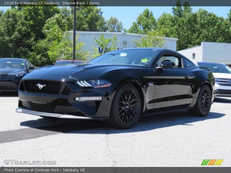 Shadow Black / Ebony 2018 Ford Mustang GT Fastback
