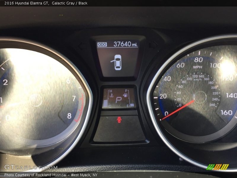 Galactic Gray / Black 2016 Hyundai Elantra GT