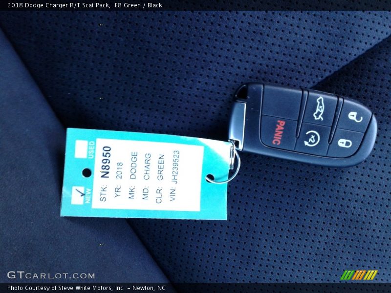 F8 Green / Black 2018 Dodge Charger R/T Scat Pack
