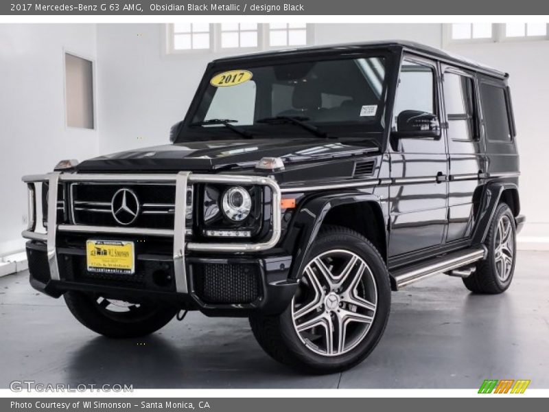 Obsidian Black Metallic / designo Black 2017 Mercedes-Benz G 63 AMG