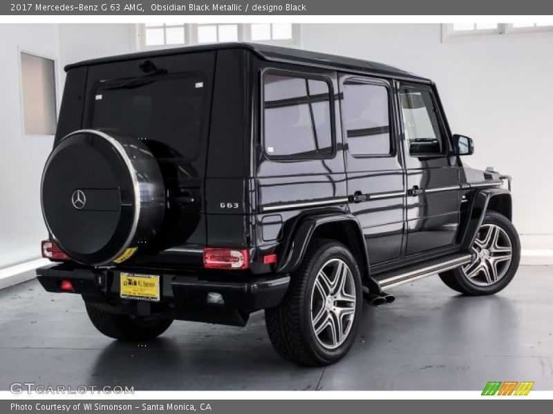 Obsidian Black Metallic / designo Black 2017 Mercedes-Benz G 63 AMG