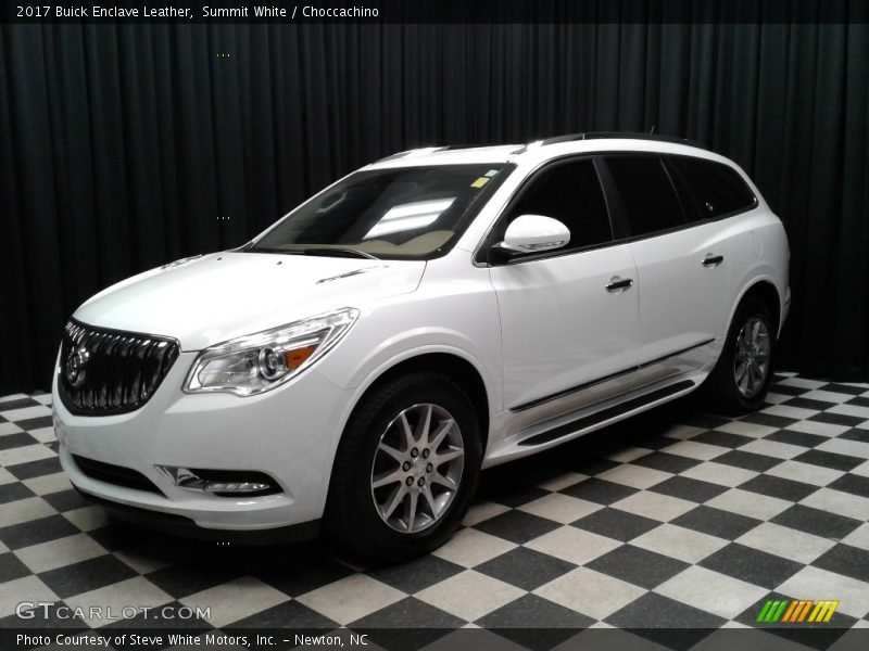 Summit White / Choccachino 2017 Buick Enclave Leather