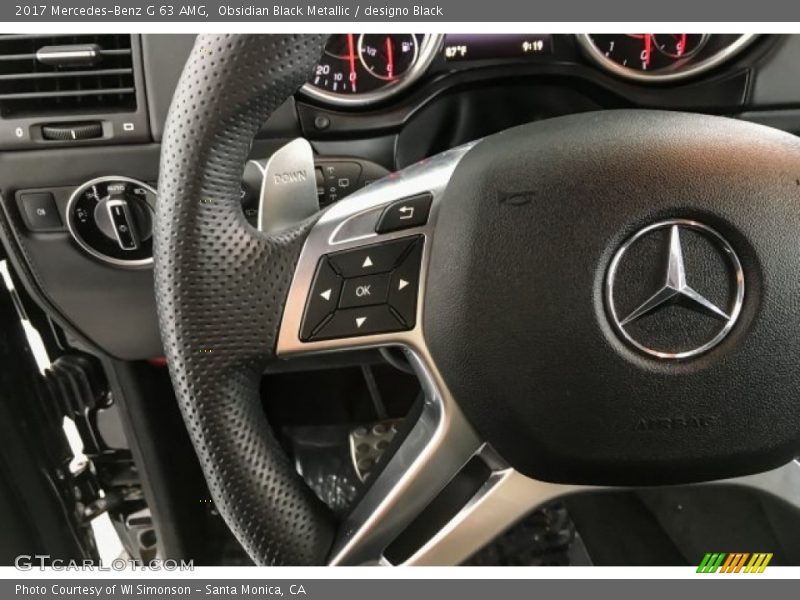 Obsidian Black Metallic / designo Black 2017 Mercedes-Benz G 63 AMG