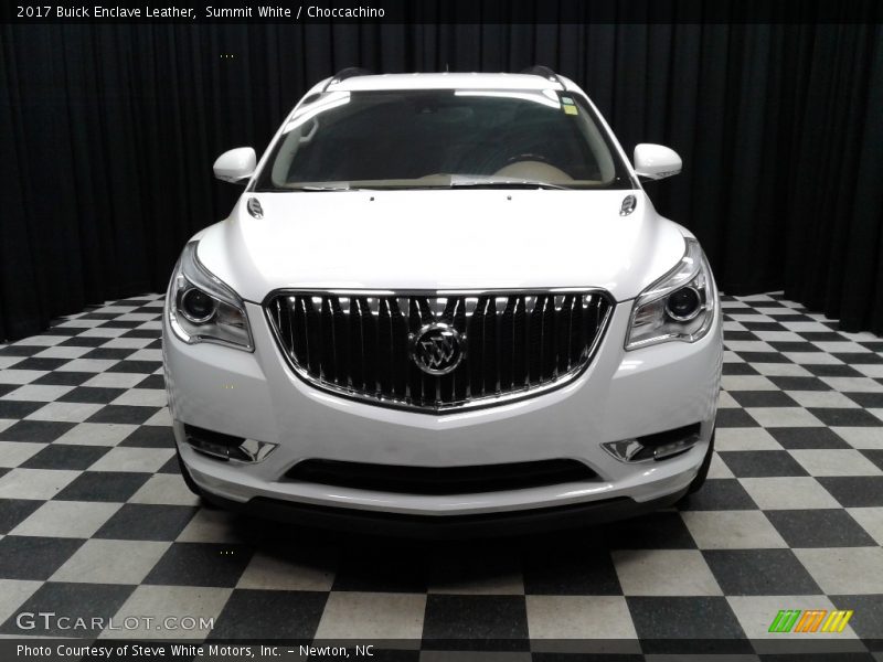 Summit White / Choccachino 2017 Buick Enclave Leather