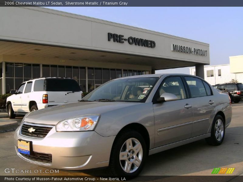 Silverstone Metallic / Titanium Gray 2006 Chevrolet Malibu LT Sedan
