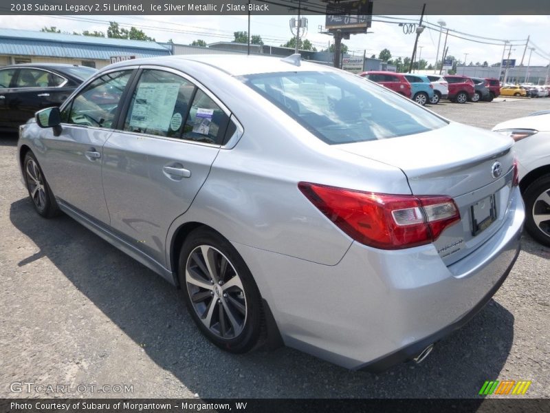 Ice Silver Metallic / Slate Black 2018 Subaru Legacy 2.5i Limited