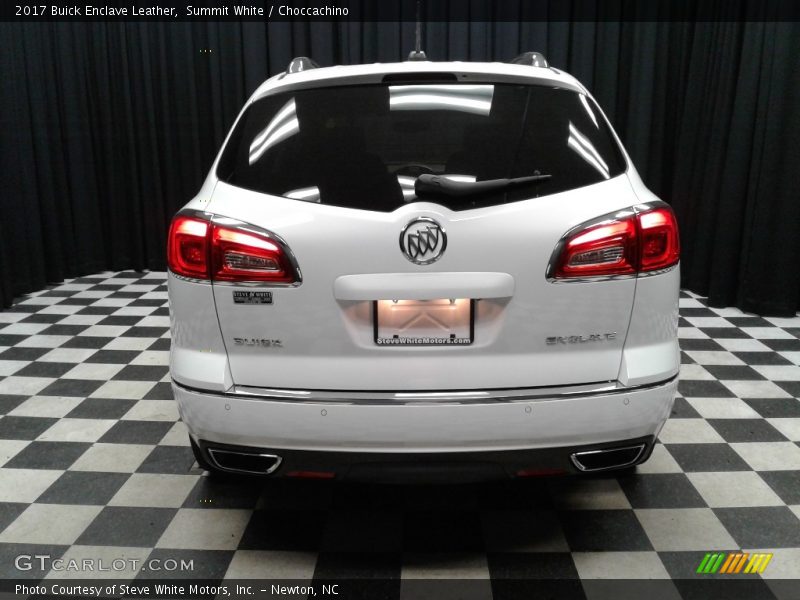 Summit White / Choccachino 2017 Buick Enclave Leather