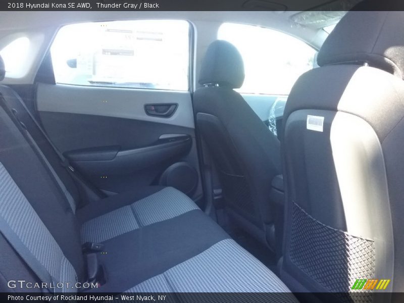 Thunder Gray / Black 2018 Hyundai Kona SE AWD