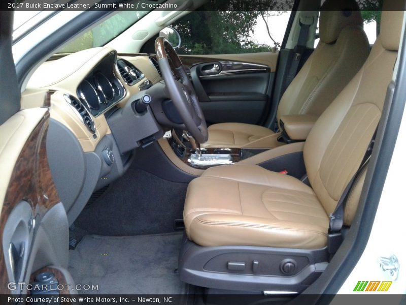 Summit White / Choccachino 2017 Buick Enclave Leather