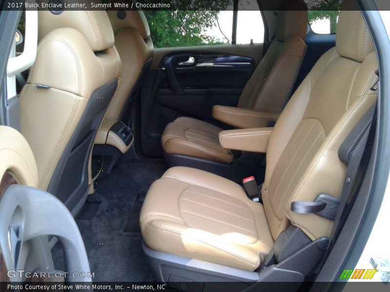 Summit White / Choccachino 2017 Buick Enclave Leather