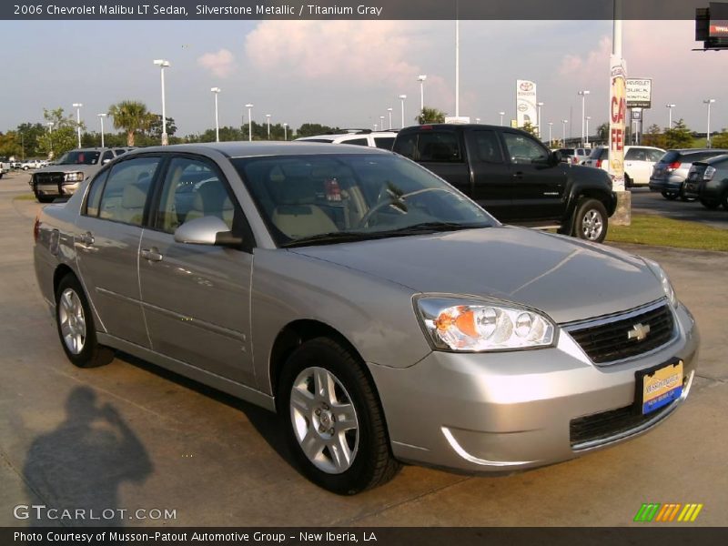 Silverstone Metallic / Titanium Gray 2006 Chevrolet Malibu LT Sedan