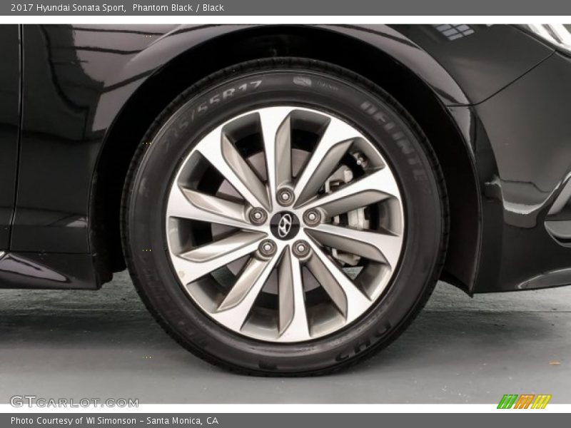 Phantom Black / Black 2017 Hyundai Sonata Sport