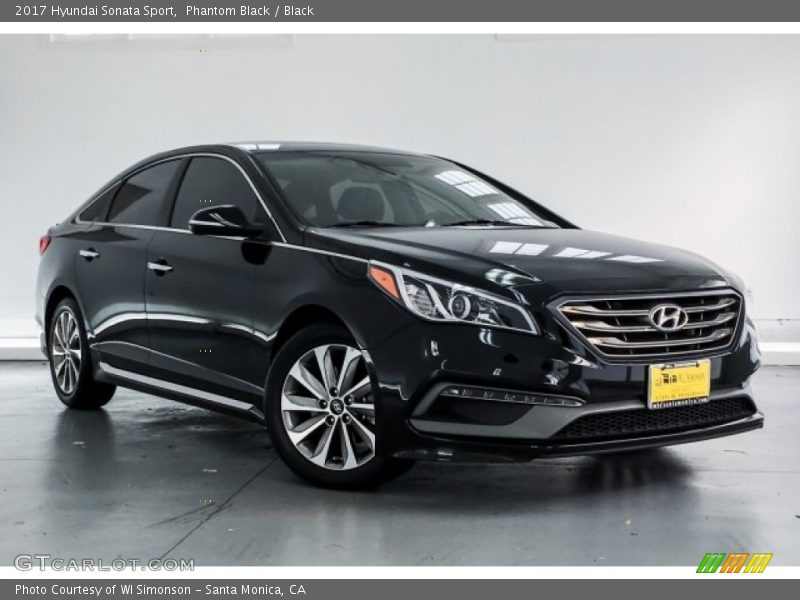 Phantom Black / Black 2017 Hyundai Sonata Sport