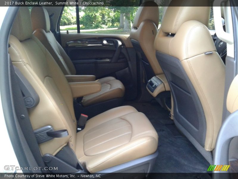 Summit White / Choccachino 2017 Buick Enclave Leather