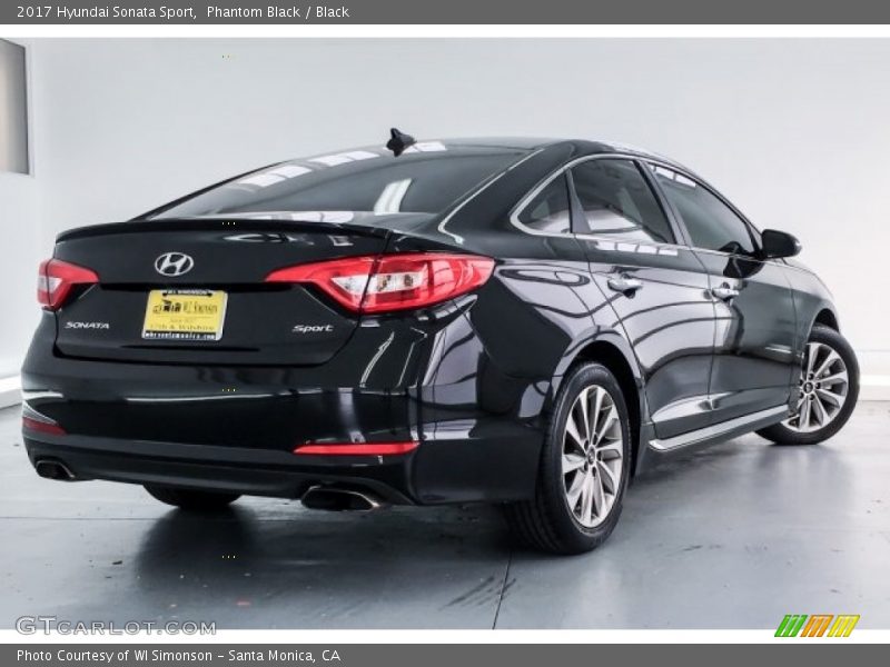 Phantom Black / Black 2017 Hyundai Sonata Sport