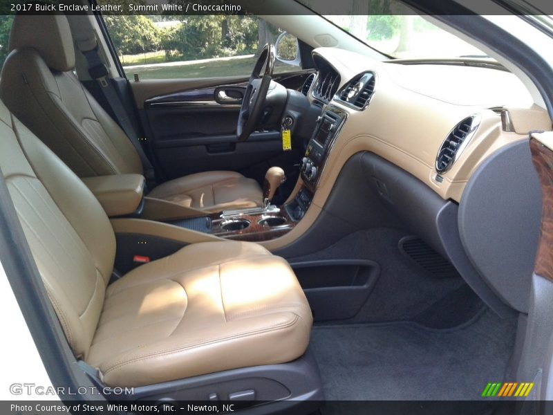 Summit White / Choccachino 2017 Buick Enclave Leather
