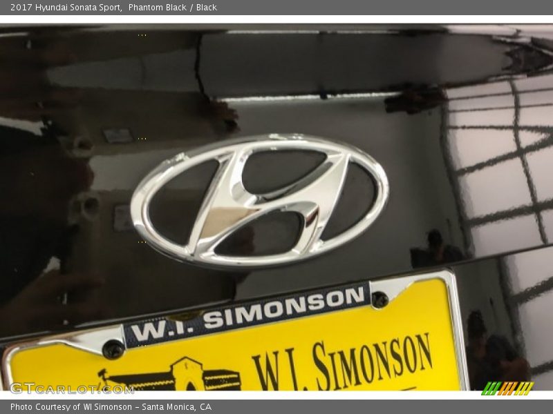 Phantom Black / Black 2017 Hyundai Sonata Sport