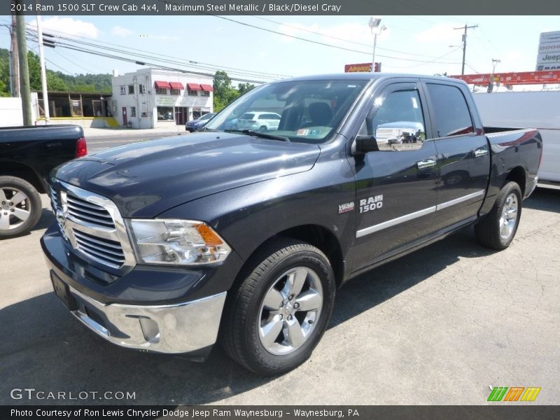 Maximum Steel Metallic / Black/Diesel Gray 2014 Ram 1500 SLT Crew Cab 4x4