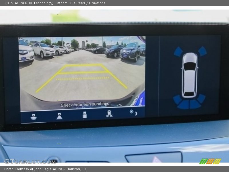 Fathom Blue Pearl / Graystone 2019 Acura RDX Technology