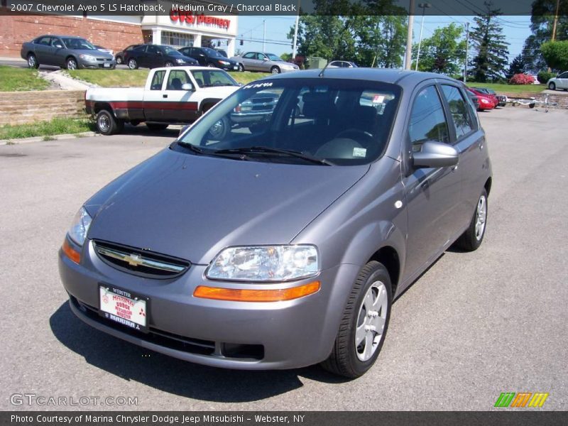 Medium Gray / Charcoal Black 2007 Chevrolet Aveo 5 LS Hatchback