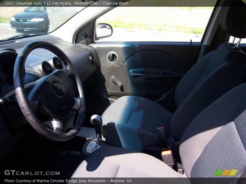 Medium Gray / Charcoal Black 2007 Chevrolet Aveo 5 LS Hatchback