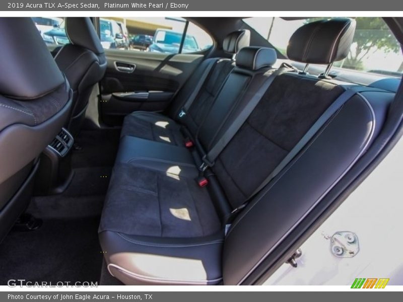 Platinum White Pearl / Ebony 2019 Acura TLX A-Spec Sedan