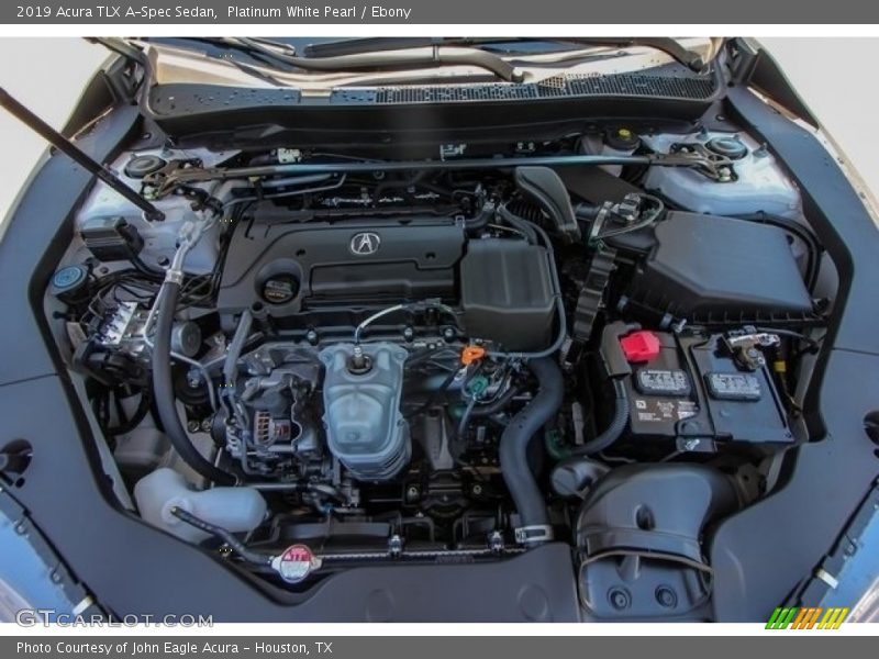 Platinum White Pearl / Ebony 2019 Acura TLX A-Spec Sedan