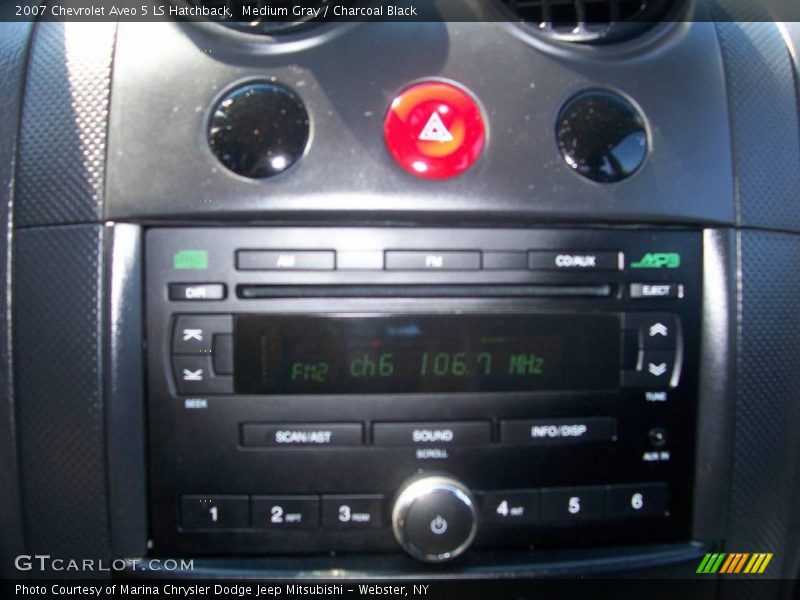 Medium Gray / Charcoal Black 2007 Chevrolet Aveo 5 LS Hatchback