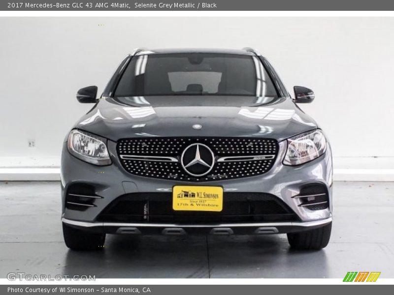 Selenite Grey Metallic / Black 2017 Mercedes-Benz GLC 43 AMG 4Matic