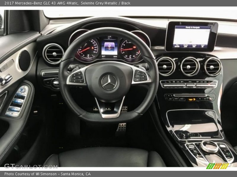 Selenite Grey Metallic / Black 2017 Mercedes-Benz GLC 43 AMG 4Matic
