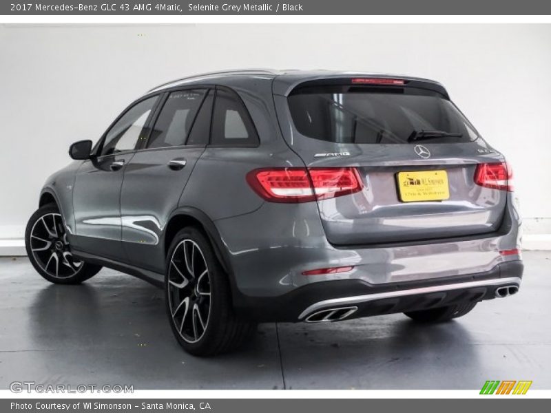 Selenite Grey Metallic / Black 2017 Mercedes-Benz GLC 43 AMG 4Matic