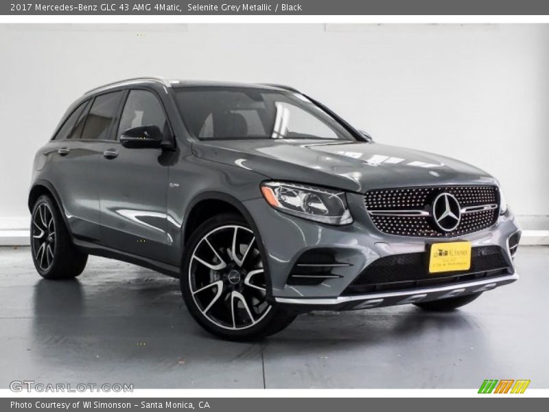 Selenite Grey Metallic / Black 2017 Mercedes-Benz GLC 43 AMG 4Matic