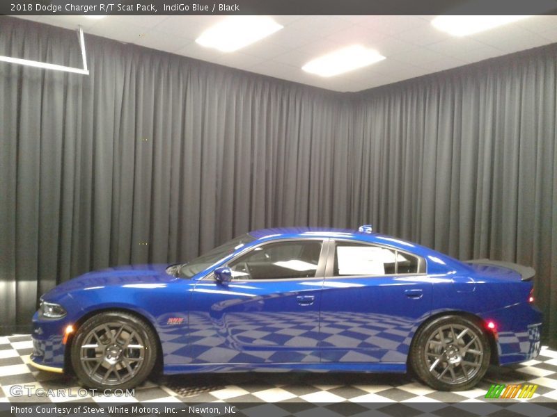 IndiGo Blue / Black 2018 Dodge Charger R/T Scat Pack