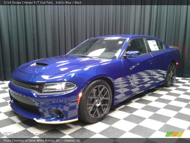 IndiGo Blue / Black 2018 Dodge Charger R/T Scat Pack