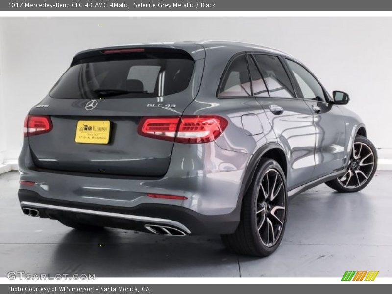 Selenite Grey Metallic / Black 2017 Mercedes-Benz GLC 43 AMG 4Matic