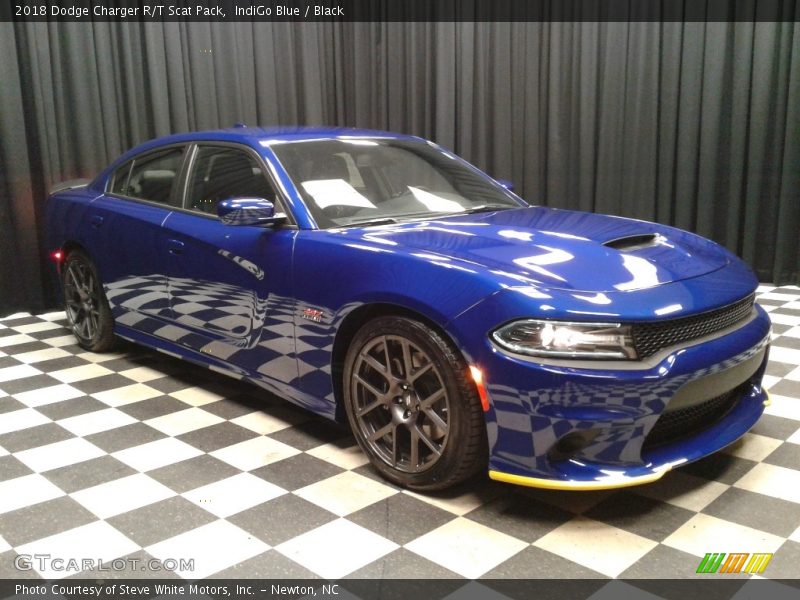 IndiGo Blue / Black 2018 Dodge Charger R/T Scat Pack