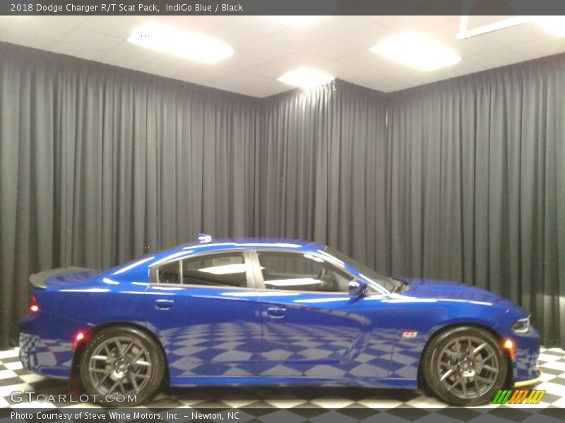 IndiGo Blue / Black 2018 Dodge Charger R/T Scat Pack
