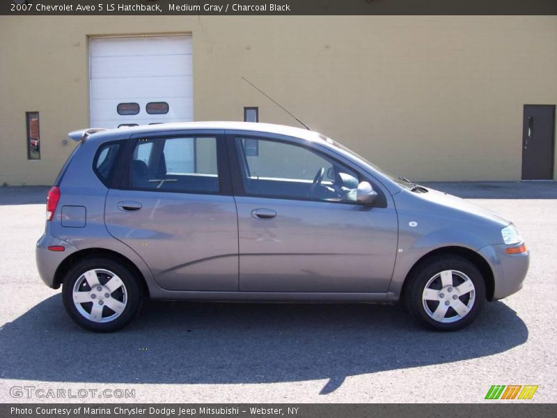 Medium Gray / Charcoal Black 2007 Chevrolet Aveo 5 LS Hatchback