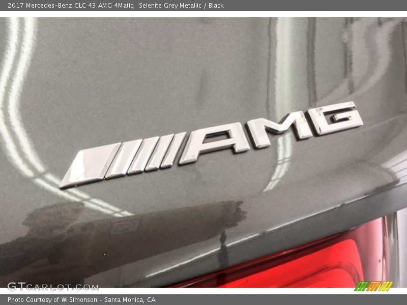 Selenite Grey Metallic / Black 2017 Mercedes-Benz GLC 43 AMG 4Matic