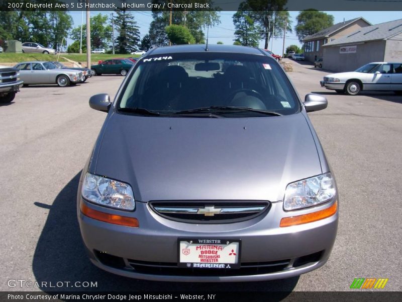 Medium Gray / Charcoal Black 2007 Chevrolet Aveo 5 LS Hatchback