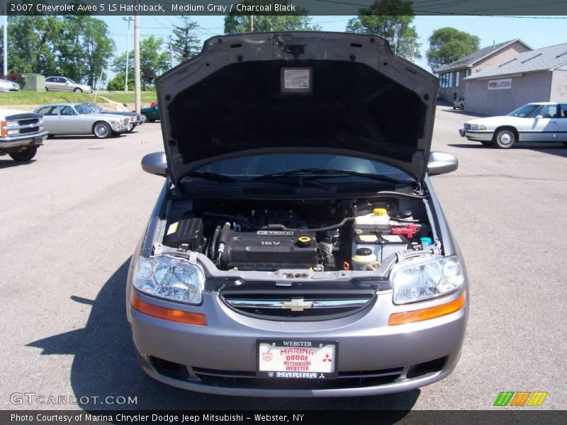 Medium Gray / Charcoal Black 2007 Chevrolet Aveo 5 LS Hatchback