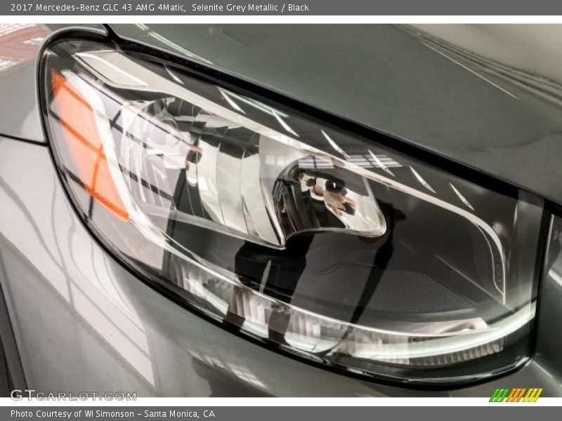 Selenite Grey Metallic / Black 2017 Mercedes-Benz GLC 43 AMG 4Matic