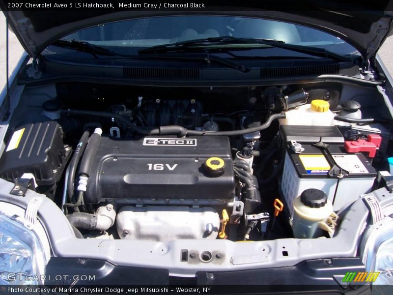 Medium Gray / Charcoal Black 2007 Chevrolet Aveo 5 LS Hatchback